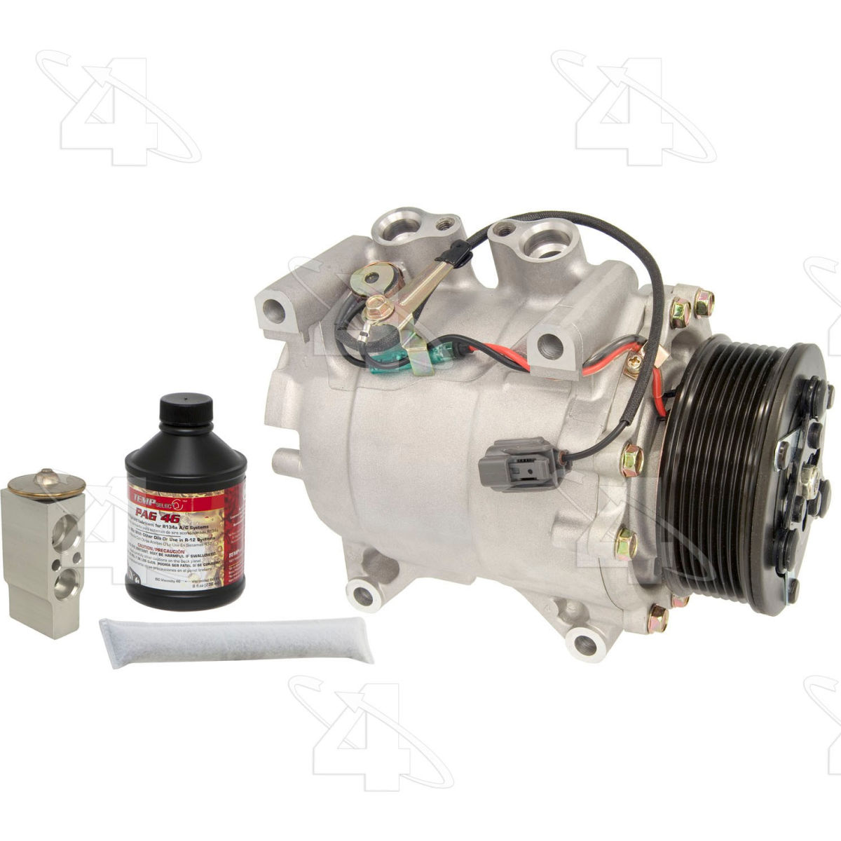 Four Seasons B2461427 5666NK Complete Air Conditioning Kit with New Compressor for 2002-2006 Honda CR-V
