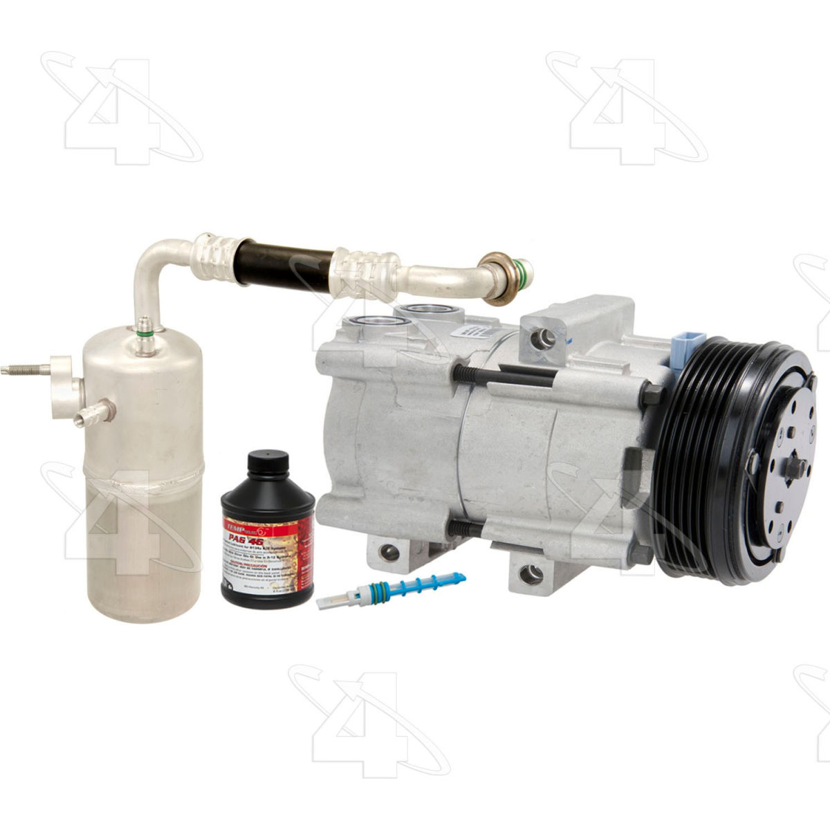 Four Seasons B2463371 3366NK Complete Air Conditioning Kit with New Compressor for 2002-2003 Ford F-150
