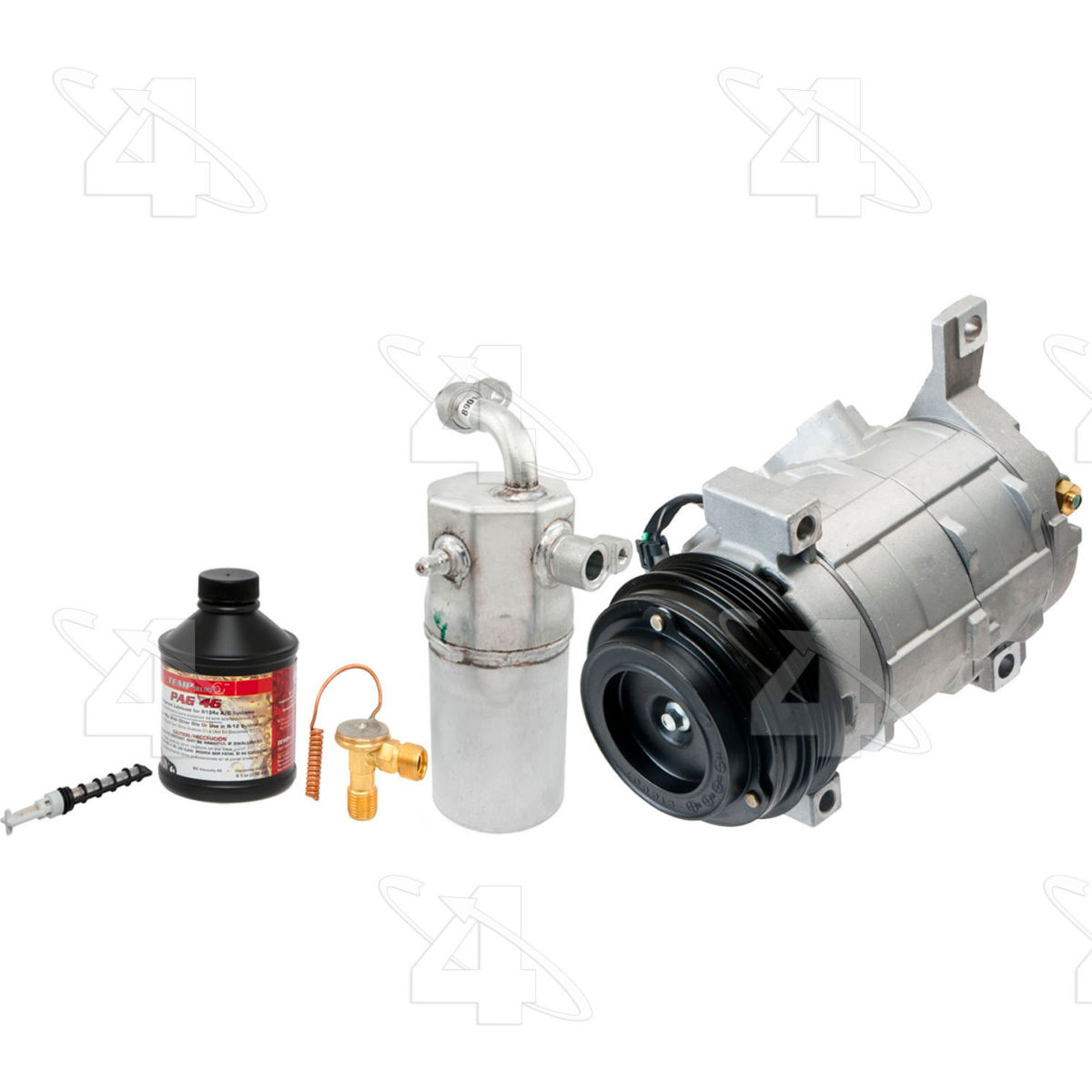 Four Seasons B2468238 8003NK Complete Air Conditioning Kit with New Compressor for 2003-2006 Cadillac Escalade ESV