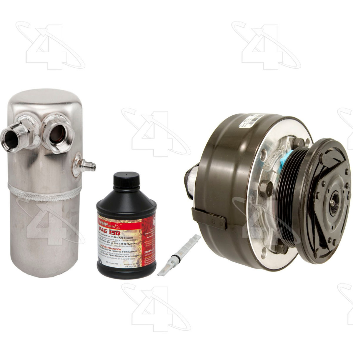 Four Seasons B2468355 5295NK Complete Air Conditioning Kit with New Compressor for 1990-1989 Chevy Fullsize Pickup