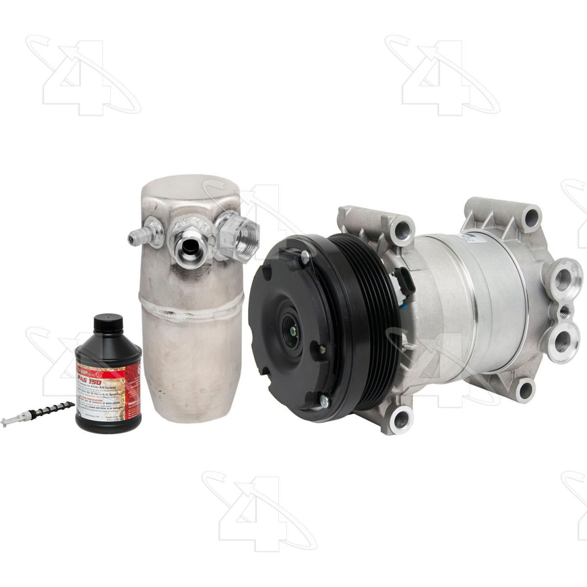 Four Seasons B2467055 1610NK Complete Air Conditioning Kit with New Compressor for 2002-1996 Chevy Fullsize Pickup