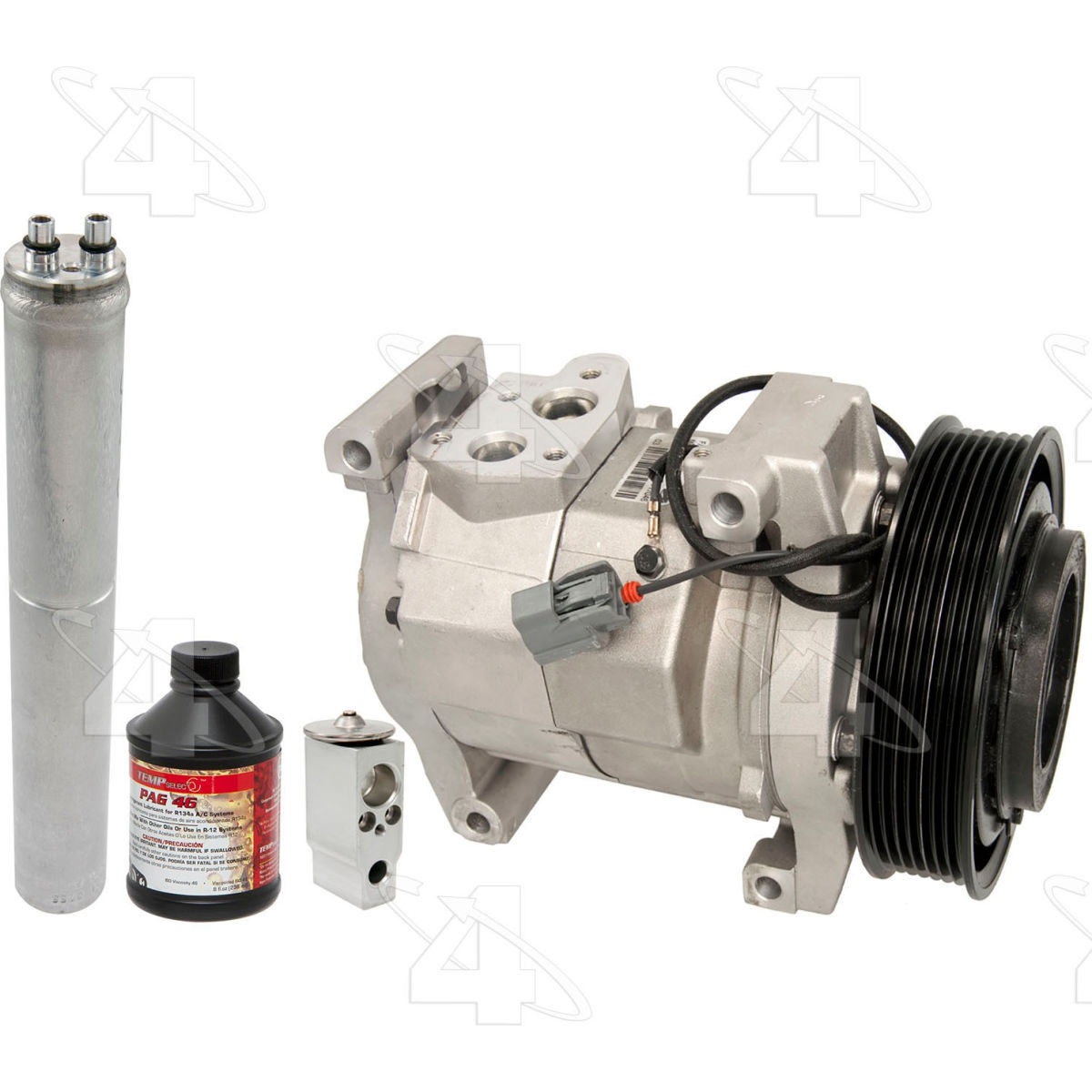 Four Seasons B2467781 3574NK Complete Air Conditioning Kit with New Compressor for 2003-2007 Honda Accord