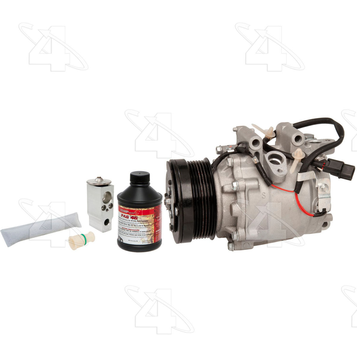 Four Seasons B2461206 4720NK Complete Air Conditioning Kit with New Compressor for 2006-2011 Honda Civic
