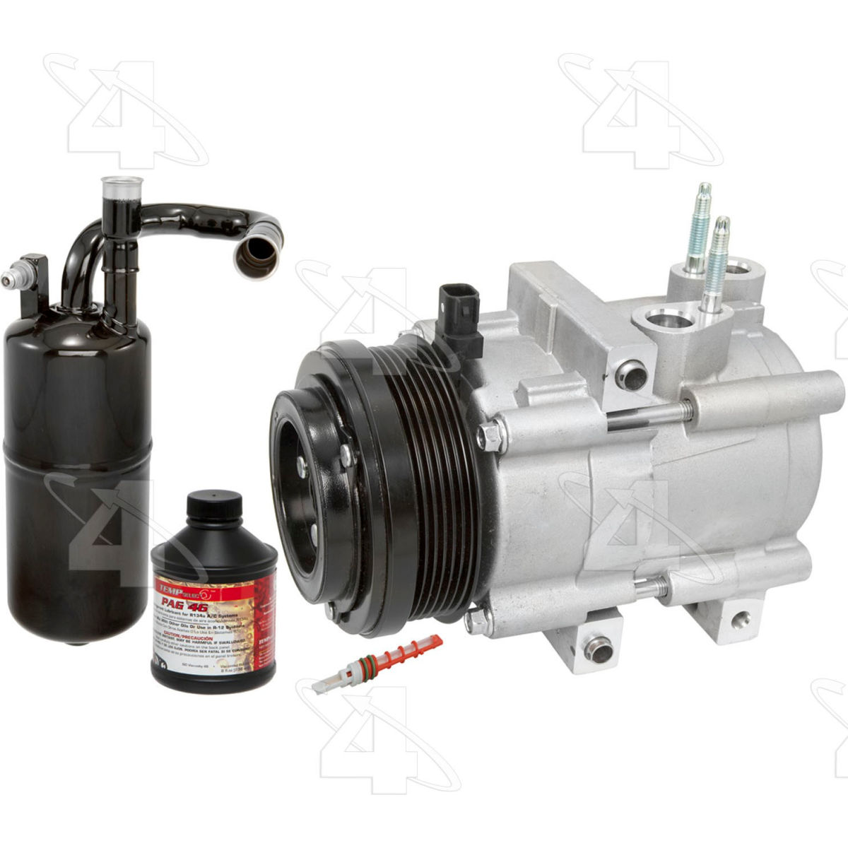 Four Seasons B2467707 3603NK Complete Air Conditioning Kit with New Compressor for 2006-2011 Ford Crown Victoria