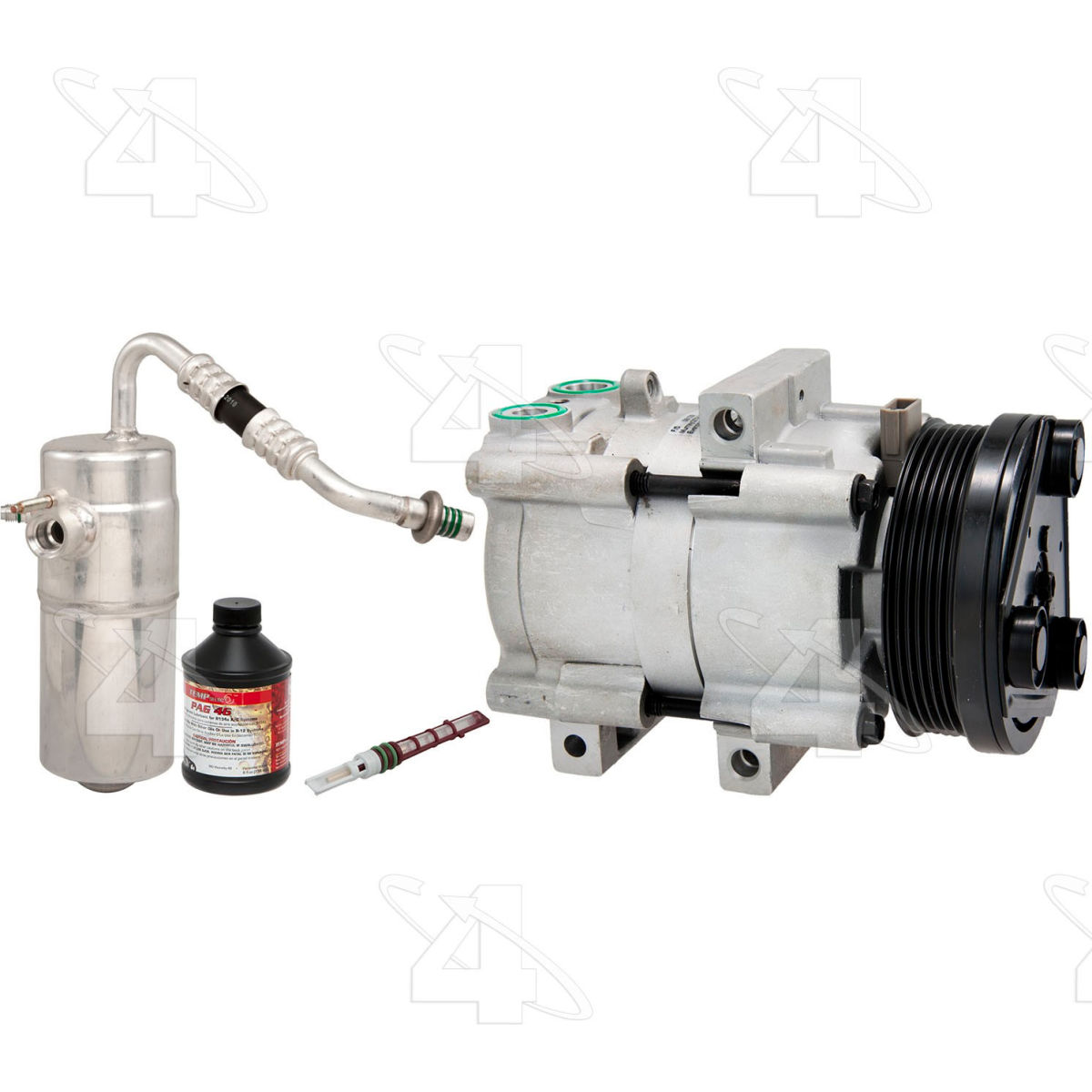 Four Seasons B2467172 5538NK Complete Air Conditioning Kit with New Compressor for 2005-2006 Ford F-150