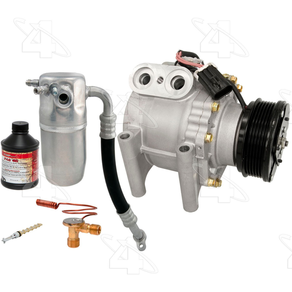 Four Seasons B2461578 2933NK Complete Air Conditioning Kit with New Compressor for 2003-2005 Chevrolet Trailblazer