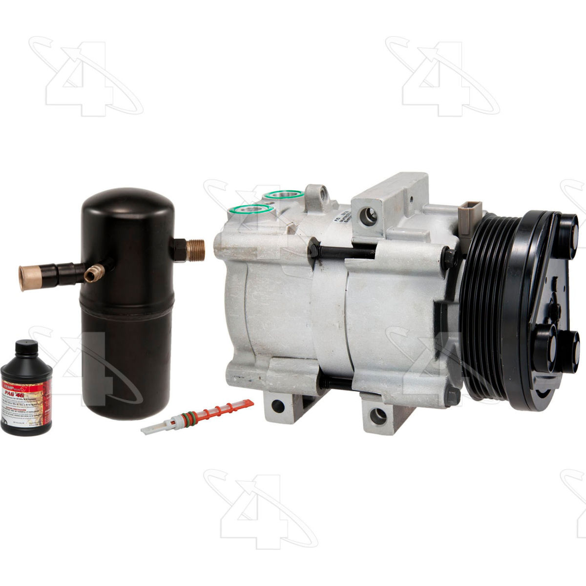 Four Seasons B2463352 2430NK Complete Air Conditioning Kit with New Compressor for 1994-1997 Ford Crown Victoria