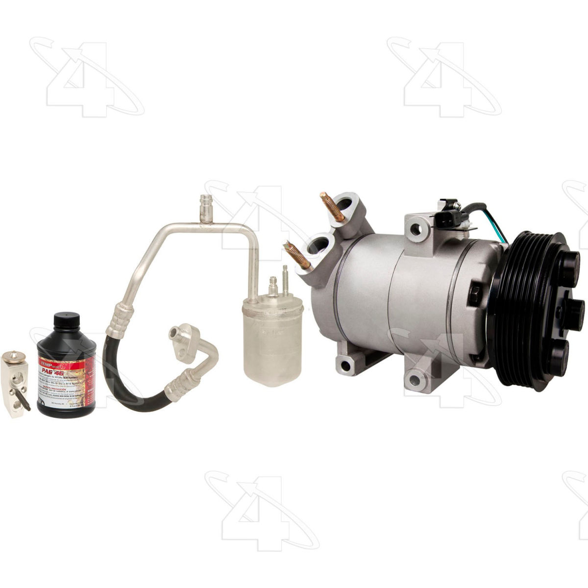 Four Seasons B2461646 6499NK Complete Air Conditioning Kit with New Compressor for 2008-2008 Ford Escape