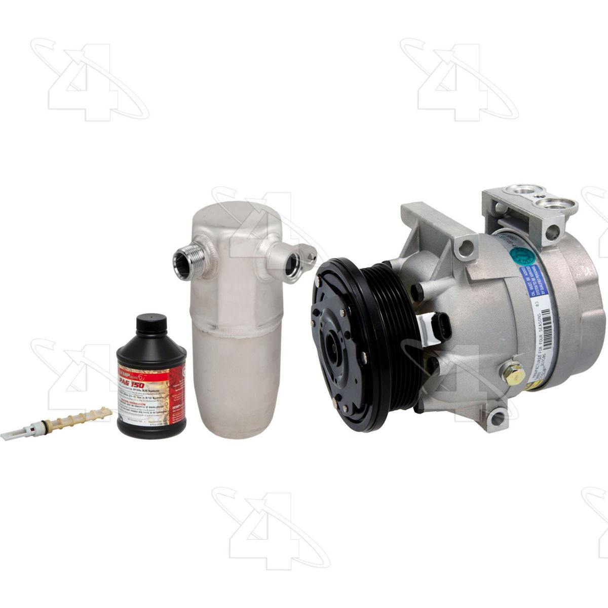 Four Seasons B2467224 1030NK Complete Air Conditioning Kit with New Compressor for 2000-2001 Chevrolet Malibu