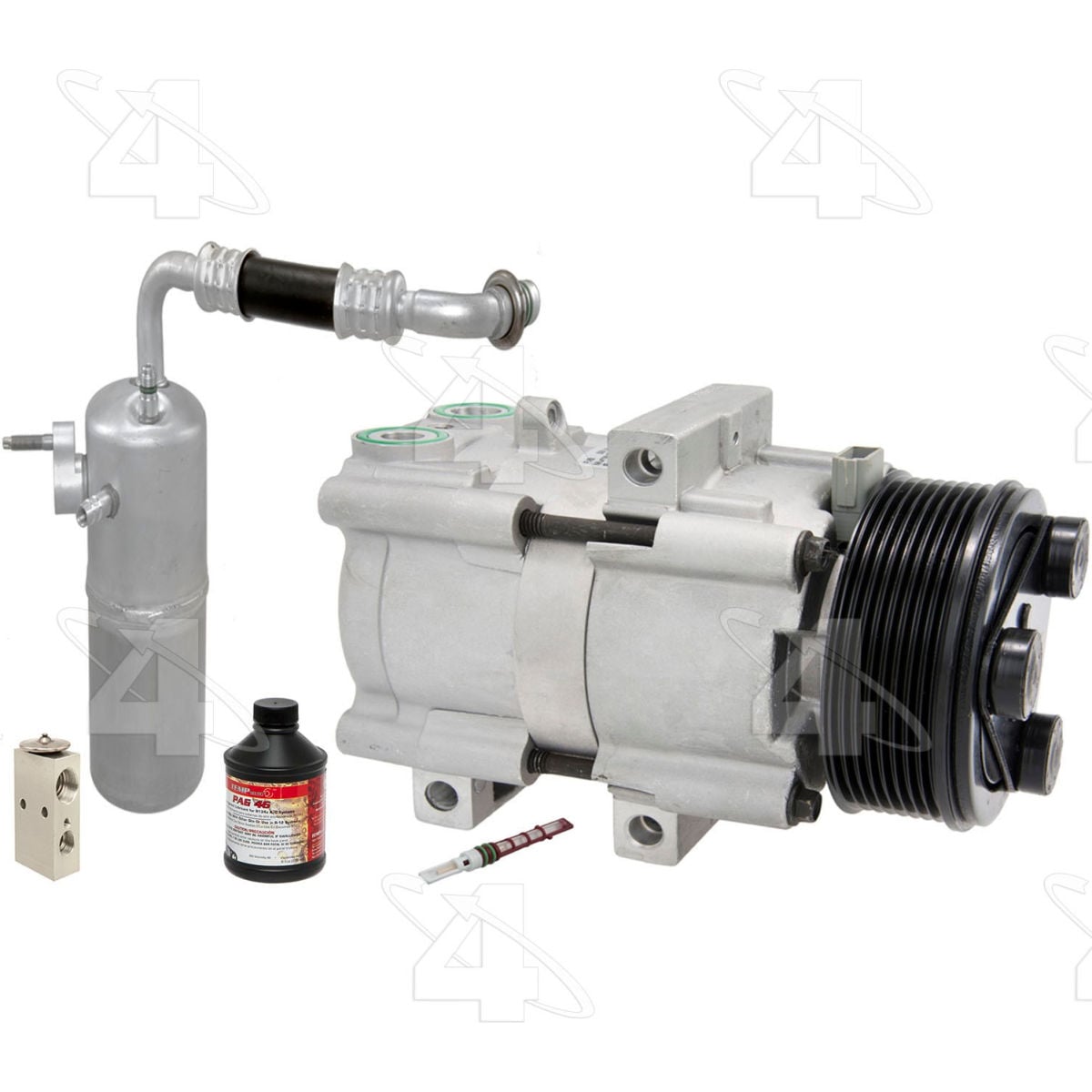 Four Seasons B2467076 3231NK Complete Air Conditioning Kit with New Compressor for 1998-2001 Ford Expedition