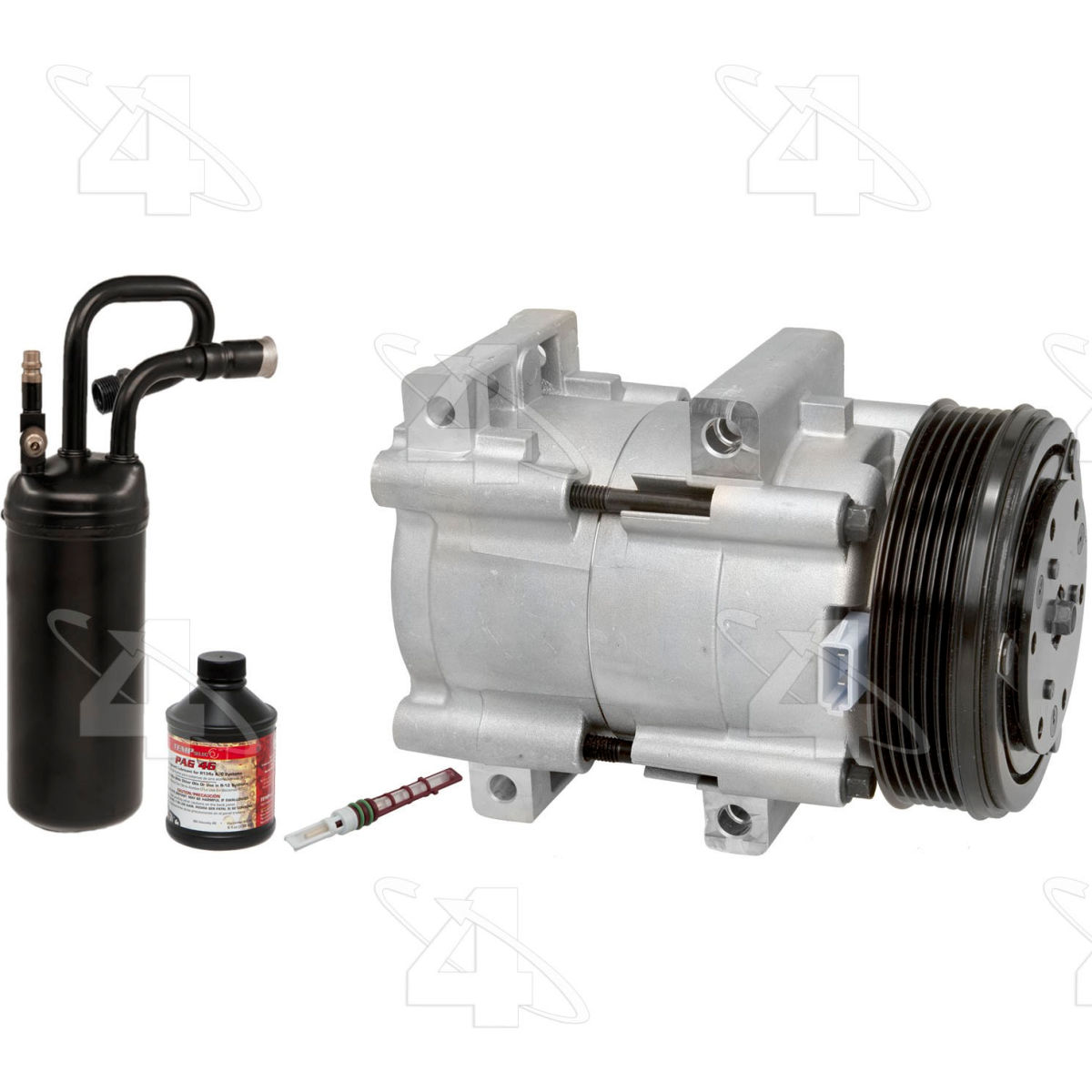Four Seasons B2467250 2844NK Complete Air Conditioning Kit with New Compressor for 2001-2001 Ford F-100 Ranger