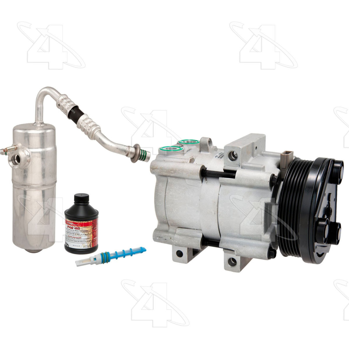 Four Seasons B2467092 5445NK Complete Air Conditioning Kit with New Compressor for 2004-2004 Ford F-150
