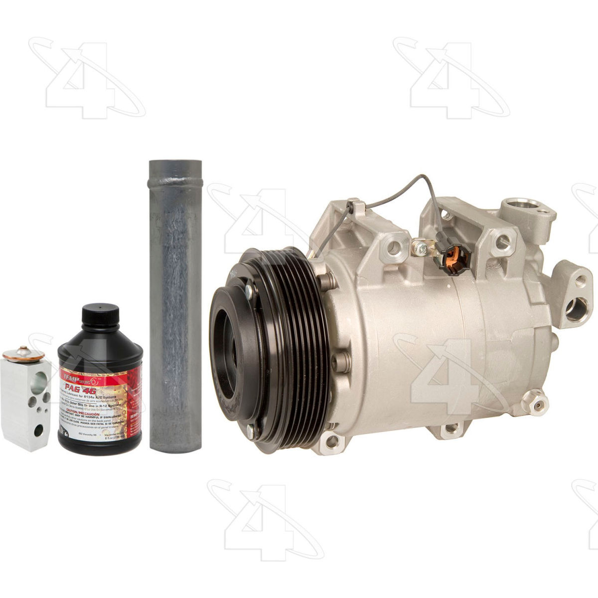 Four Seasons B2467766 5675NK Complete Air Conditioning Kit with New Compressor for 2002-2006 Nissan Altima