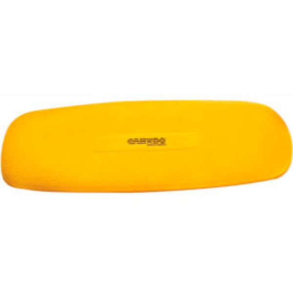 B2180516 CanDo Plush Exercise Mat, Yellow - 72 x 24 x 0.6 in.