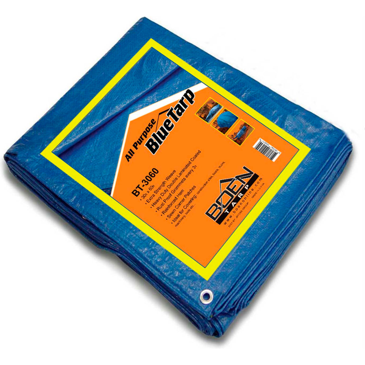 BT-3060 BOEN All Purpose Tarp, Blue - 30 x 60 ft.