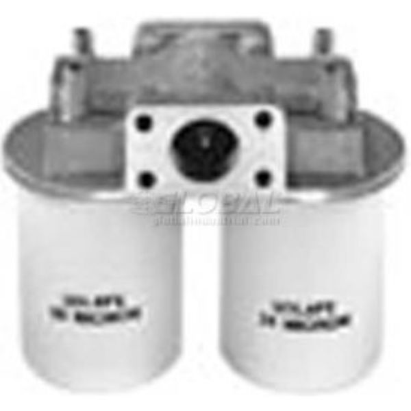 B918888 HFA42525 25 Micron, 25 PSI Bypass & 1.5 in. NPT & 2 in. SAE Ports Filter Assembly