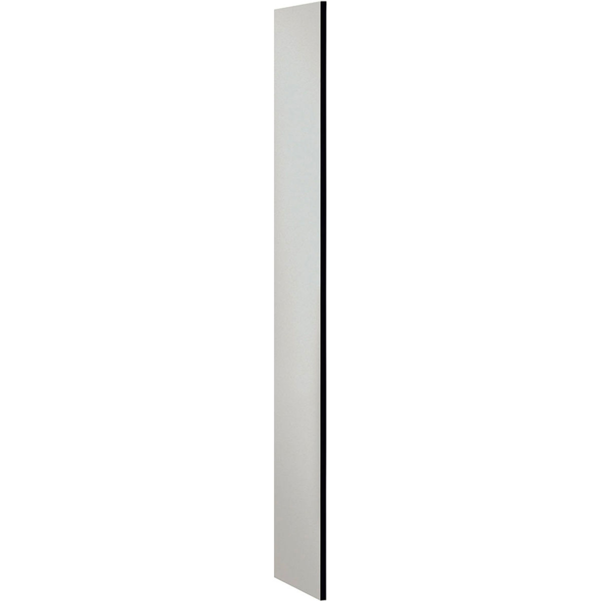 33330 Side Panel for 15 in. Designer Wood Locker without Sloping Hood, Gray