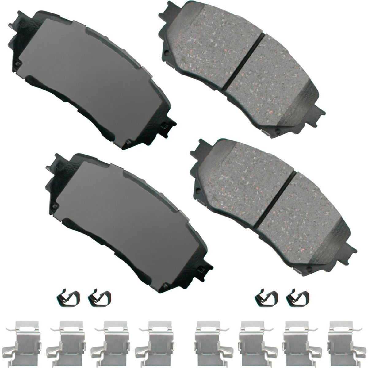 B2380630 AKACT1711 ProAct Ultra Premium Ceramic Disc Brake Pad Kit for 2017-2014 Mazda 6