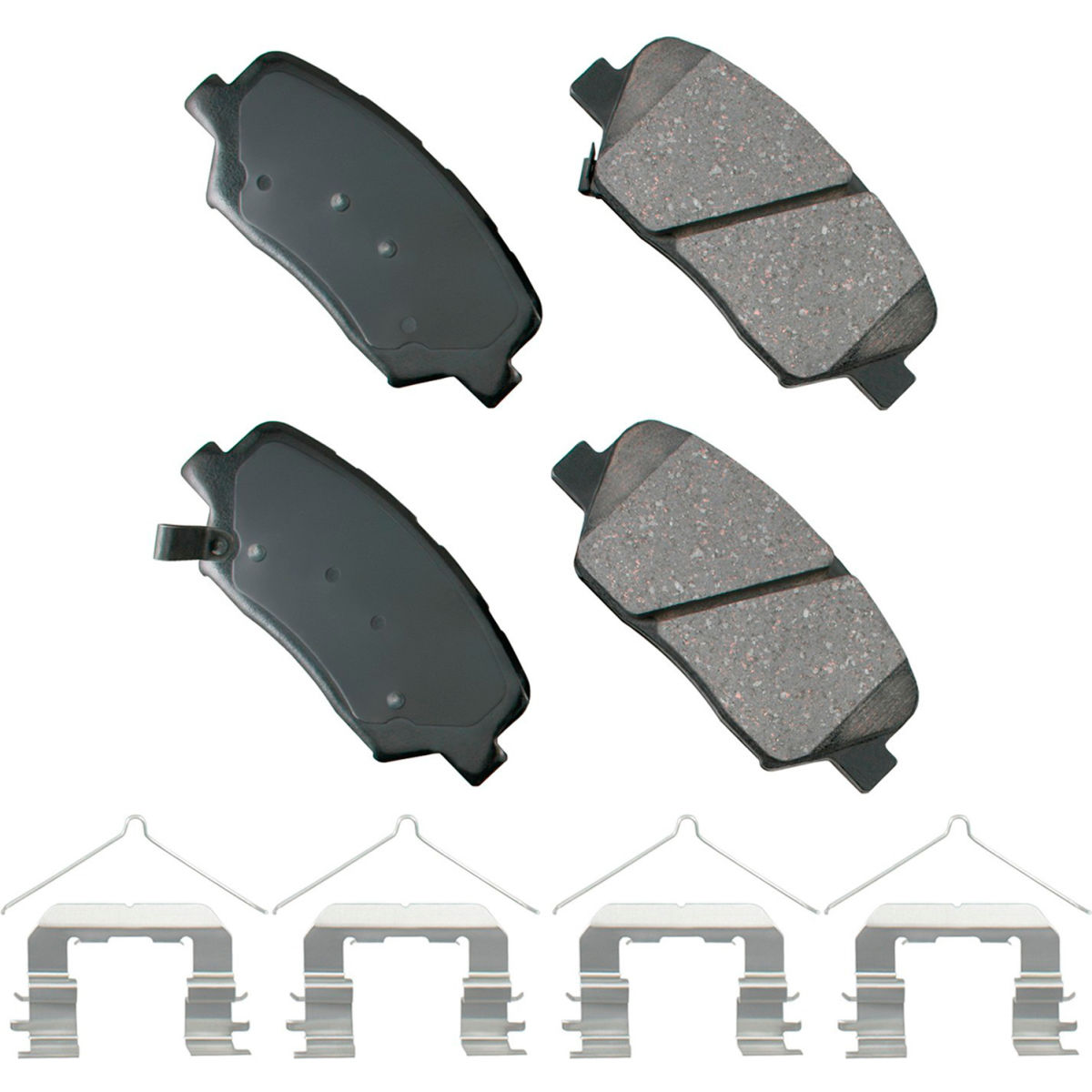 B2380534 AKACT1815 ProAct Ultra Premium Ceramic Disc Brake Pad Kit for 2017-2015 Kia Sorento
