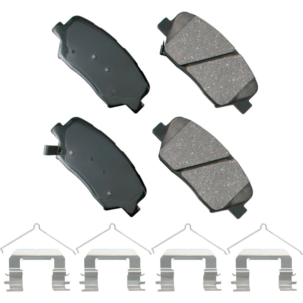 B2380541 AKACT1815A ProAct Ultra Premium Ceramic Disc Brake Pad Kit for 2017-2016 Hyundai Santa Fe Sport