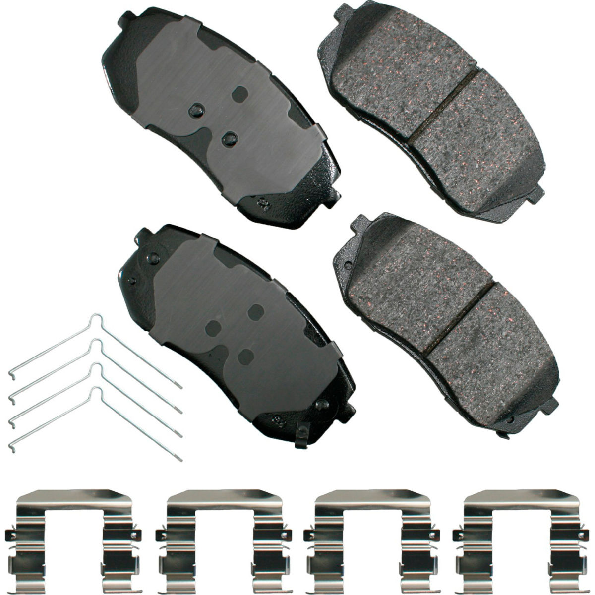 B2380463 AKACT1826 ProAct Ultra Premium Ceramic Disc Brake Pad Kit for 2017-2015 Hyundai Sonata