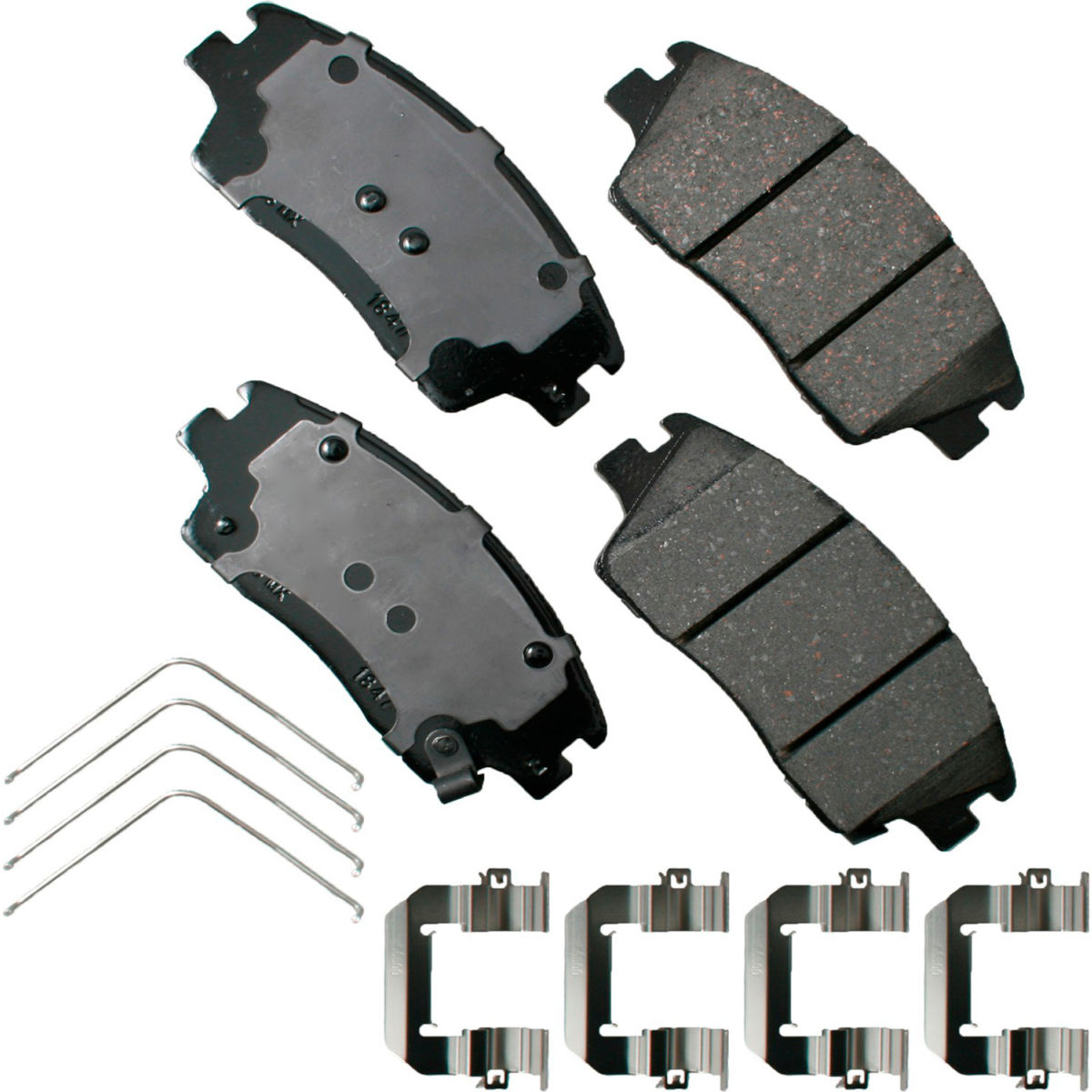 B2380519 AKACT1847 ProAct Ultra Premium Ceramic Disc Brake Pad Kit for 2017-2016 Hyundai Tucson