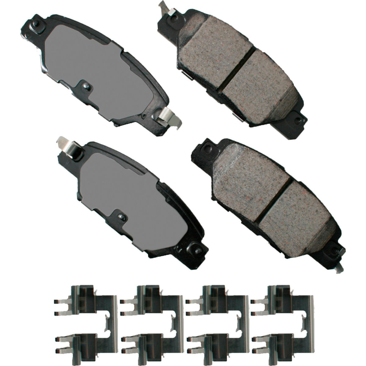 B2380518 AKACT1846 ProAct Ultra Premium Ceramic Disc Brake Pad Kit for 2018-2016 Mazda CX-5