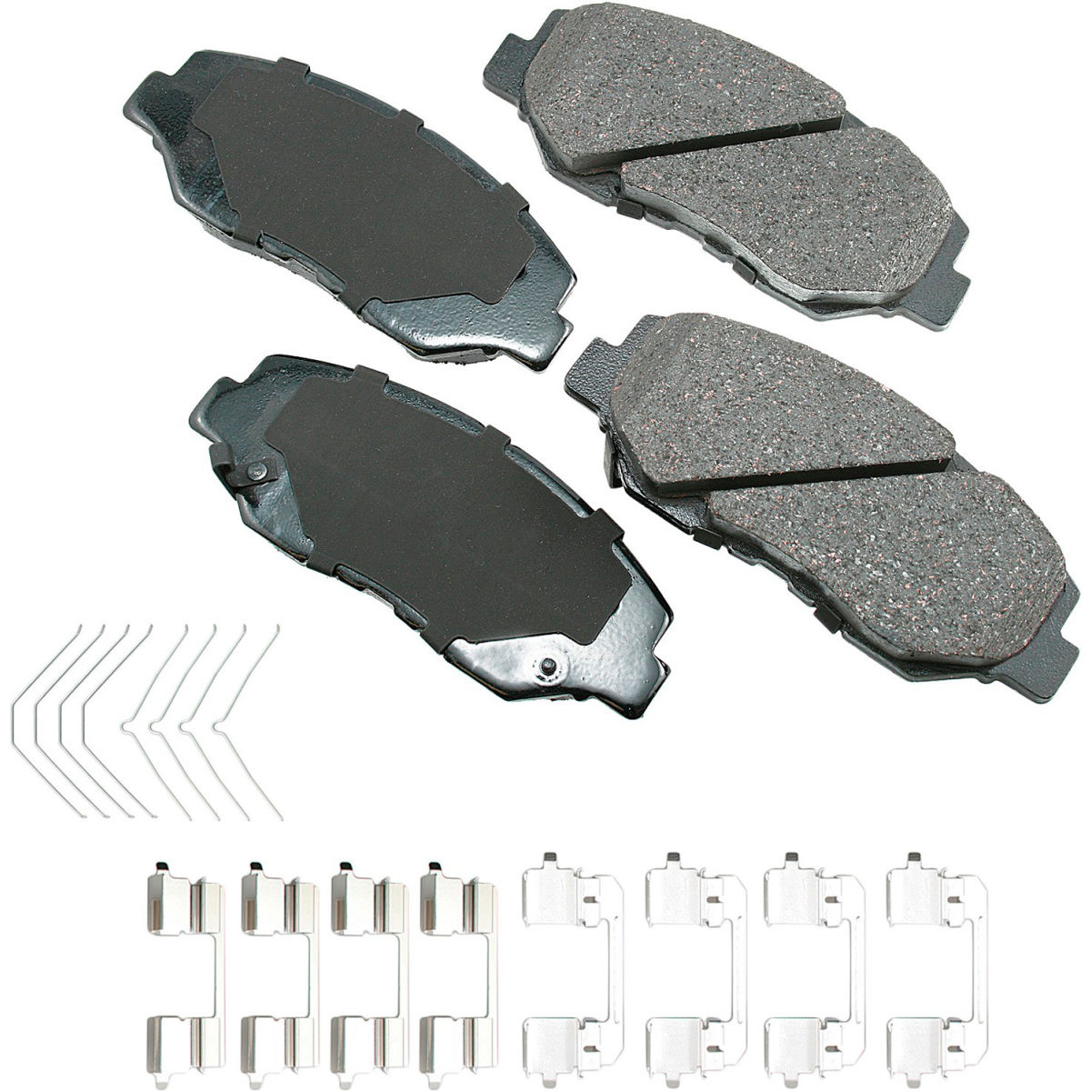 B2380779 AKACT914A ProAct Ultra Premium Ceramic Disc Brake Pad Kit for 2015-2013 Acura ILX 2.4L