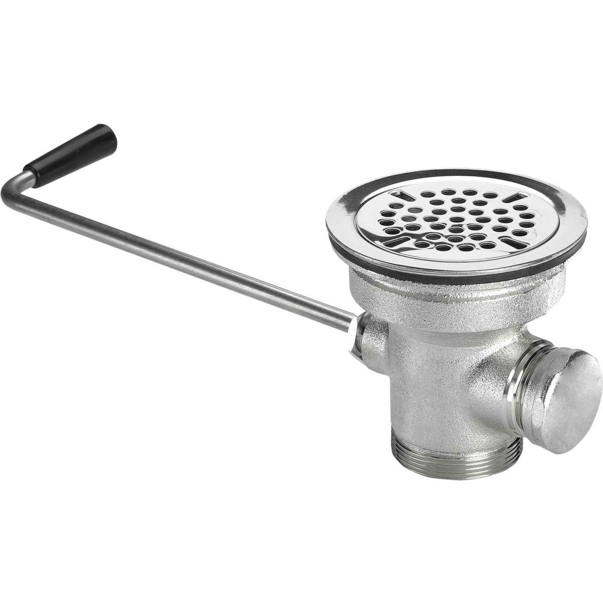 3 in. Twist Waste Drain with 1.25 in. Overflow Outlet