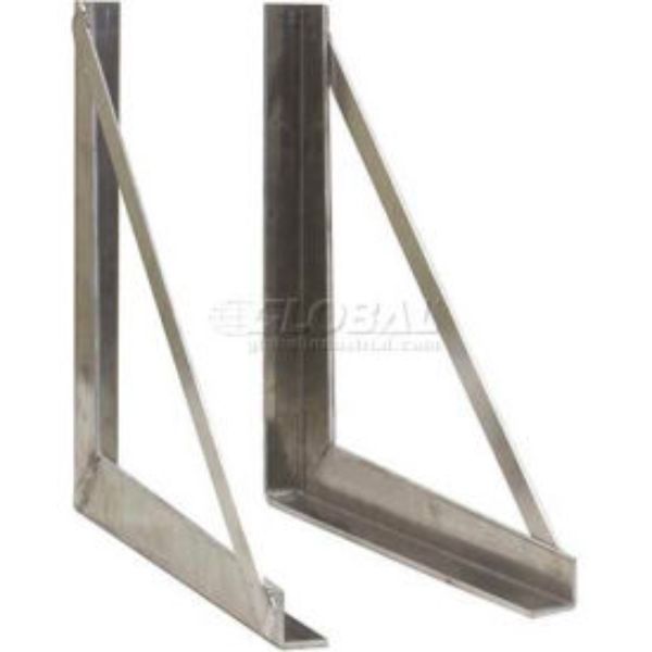 Welded Brackets - Aluminum Underbody Truck Boxes - 24 x 24 in.