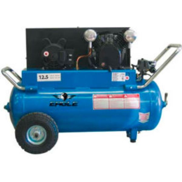 4 HP, 25 gal Horizontal & 12.5 CFM Eagle P4125H1 Portable Electric Air Compressor -  BeautyBlade, BE3664060