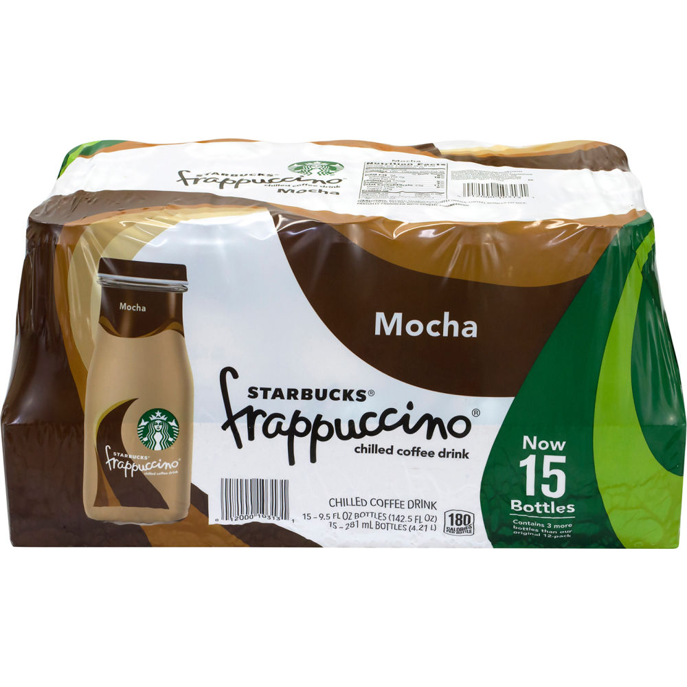Picture of Green Rabbit Holdings B2946828 Starbucks Frappuccino Mocha Coffee Drink - 9.5 oz - 15 Count