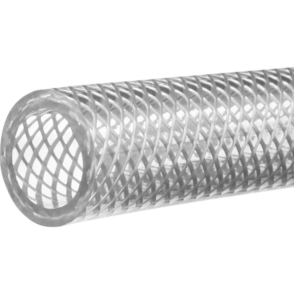 Picture of USA Sealing B2302572 Reinforced High Pressure Clear PVC Tubing - 1 in. ID x 1.25 in. OD x 50 ft.