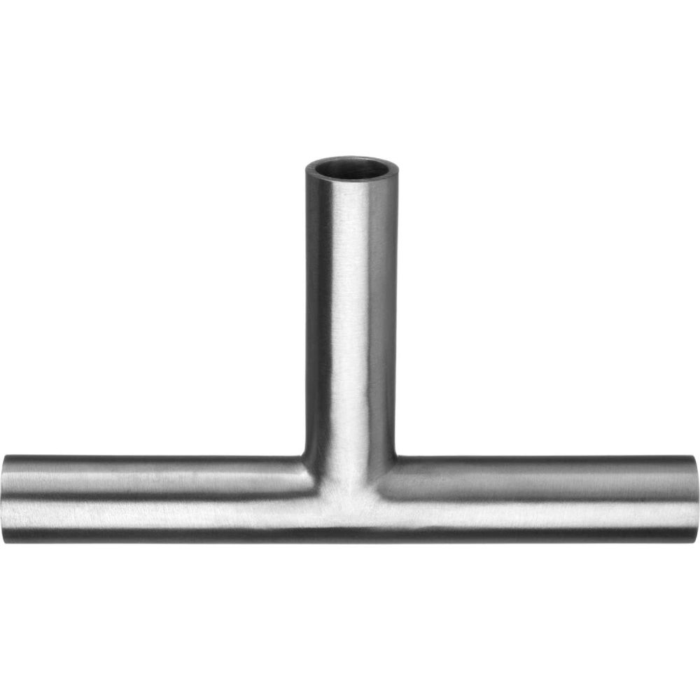 304 Stainless Steel Polished 90° Tee - Polished - 1.5 in. OD - Corrosion Resistant