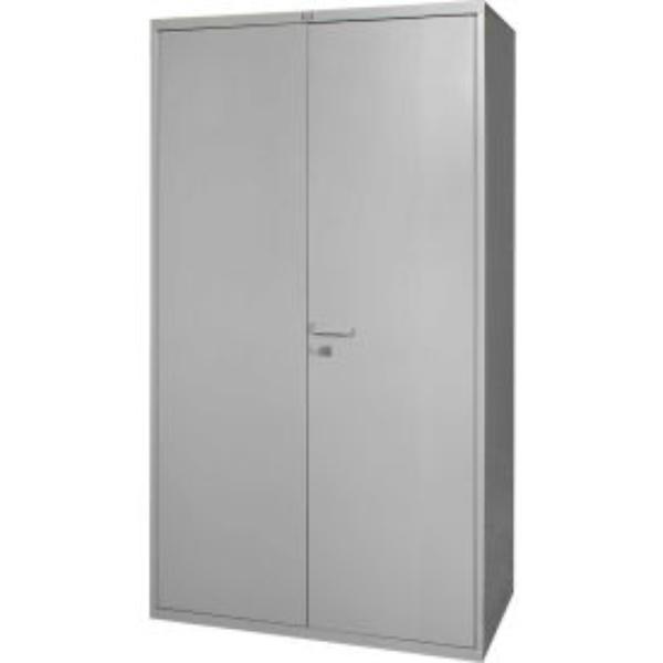 Global Industrial 316061 Heavy Duty Storage Cabinet 14 Gauge 48 x 24 x 78 in., Gray