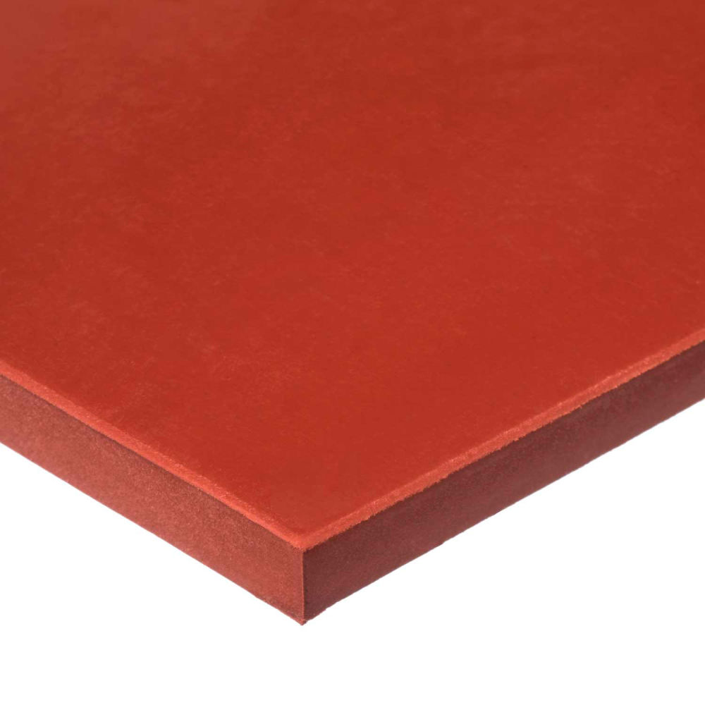 Silicone Rubber Strip - 40A - 1/32" Thick x 1" Wide x 10ft. Long