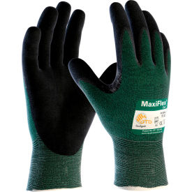 672026XL Maxi Flex Cut Micro-Foam Nitrile Coated Gloves, Black - Extra Large - Set of 24