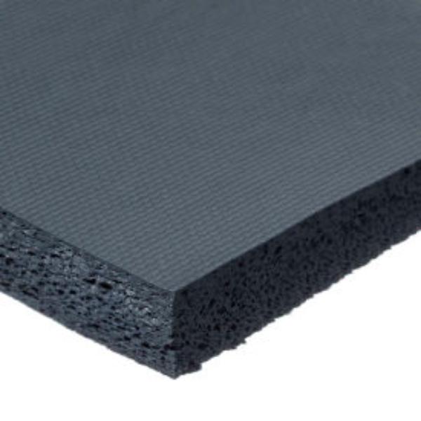 B2272472 Black Fire Retardant Silicone Foam No Adhesive - 0.5 x 2 x 10 in.