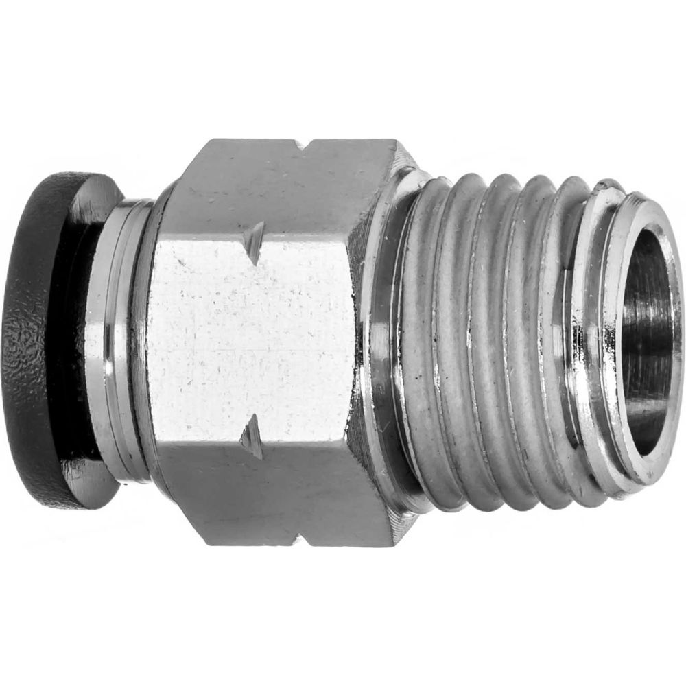 B2300972 Push to Connect Tube Fitting - Nylon Plastic - Straight Adapter - 12 mm Tube OD x 0.375 in. NPT Male - Pack of 5
