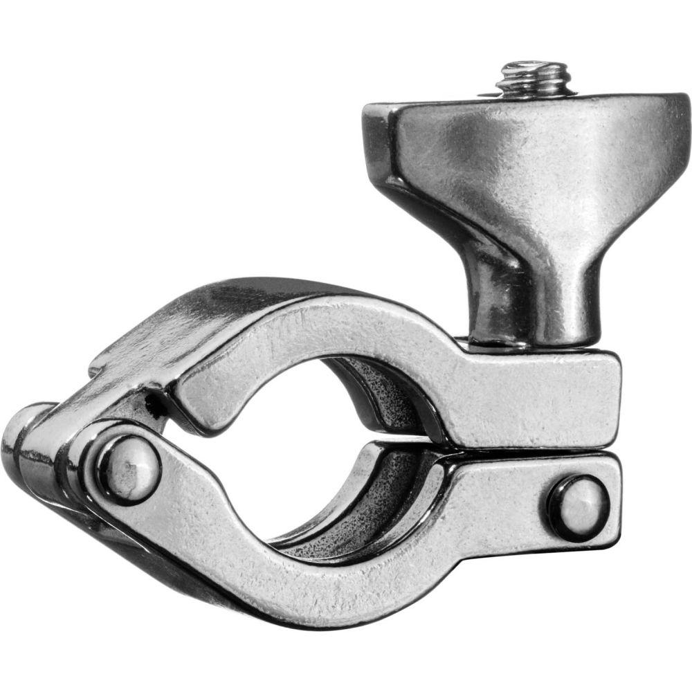 B2300945 304 Stainless Steel Clamp with Wing Nut for Quick Clamp Fittings for 3 in.