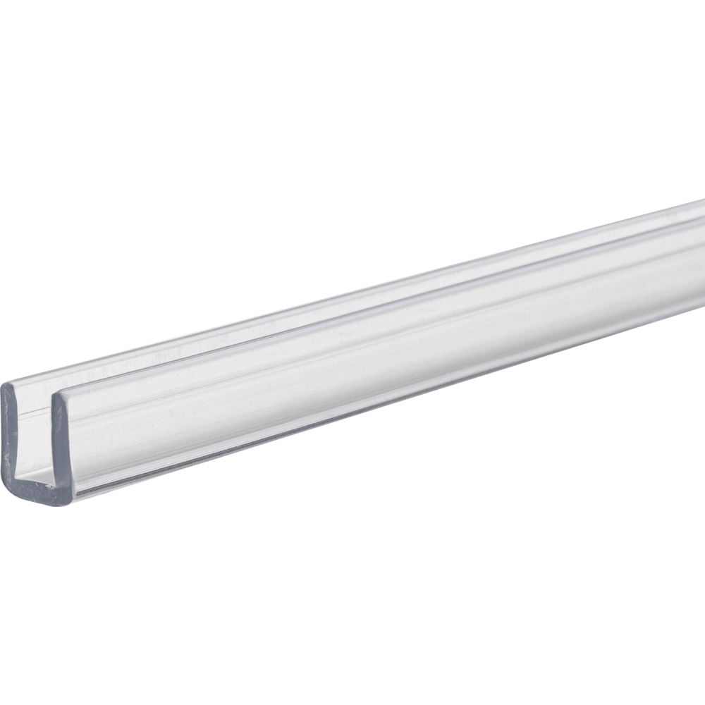 Polycarbonate Polycarbonate U-Channel, 72 in L, Colorless