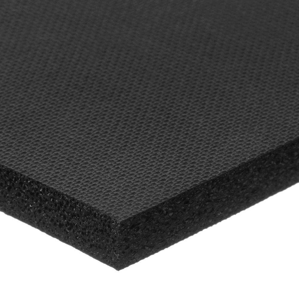 Foam Strip, Water-Resistant Closed Cell, 1/2 in W, 10 ft L, 1/32 in Thick, Black