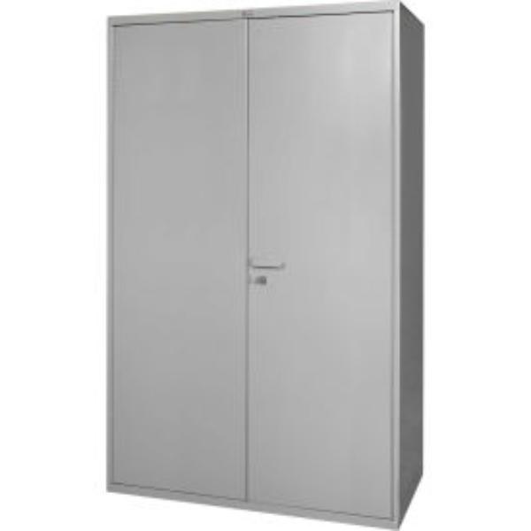 Global Industrial 316062 Heavy Duty Storage Cabinet 14 Gauge 60 x 24 x 78 in., Gray