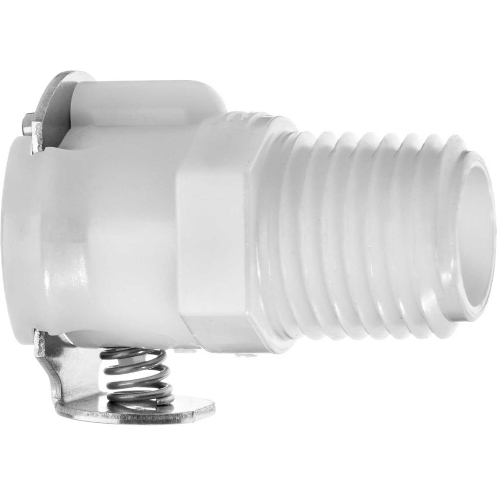 B2301973 Quick Disconnect Tube Fitting Straight Adapter with Auto Shut-Off - 0.125 in. Socket x 0.125 in. Male NPT