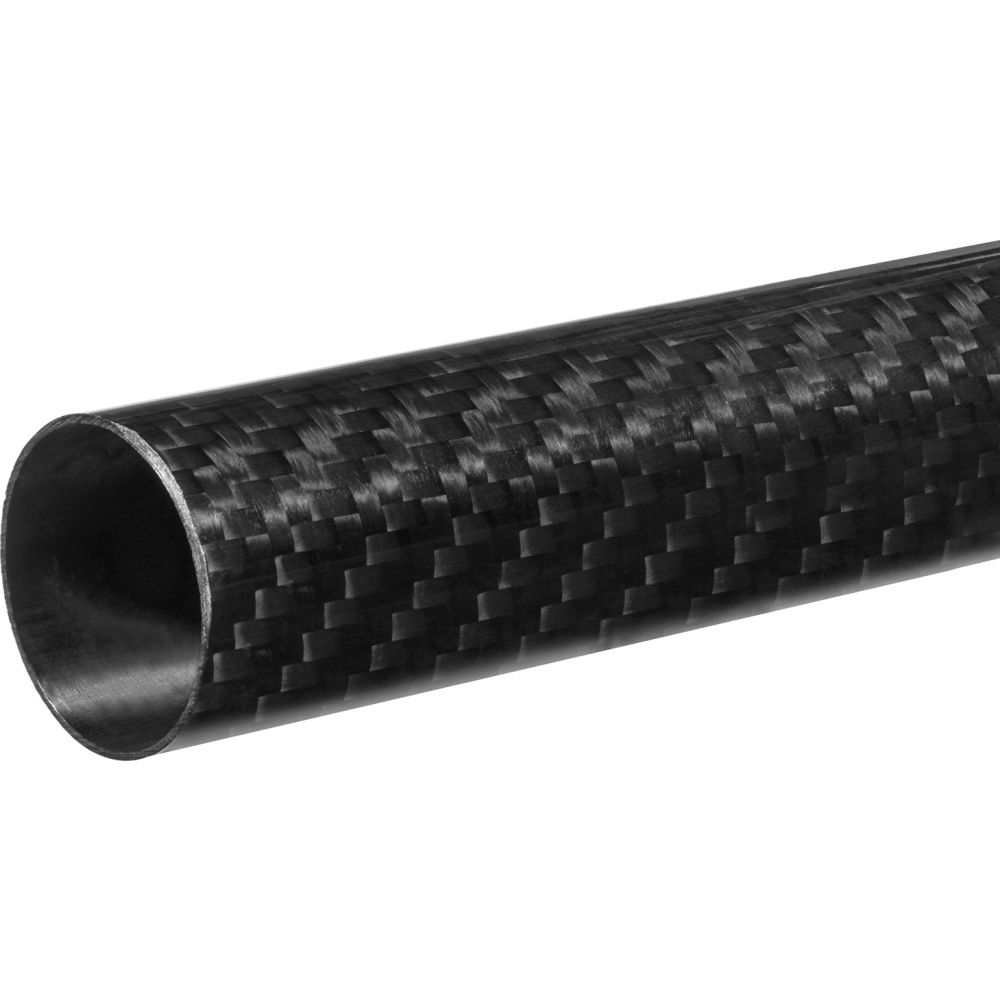 Picture of USA Sealing B2320427 Carbon Fiber Tube - Twill Weave - 0.75 in. ID x 0.87 in. OD x 3 ft. Long