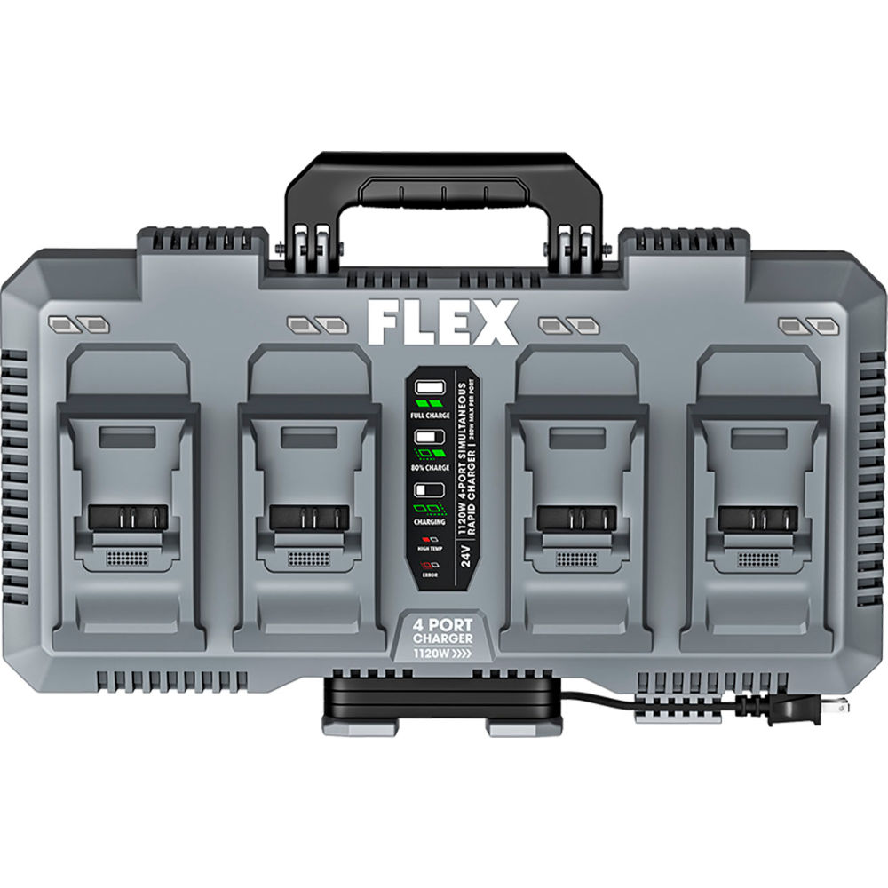 FLEX STACK PACK 24V Rapid Battery Charger 4 Port - FX0451-Z