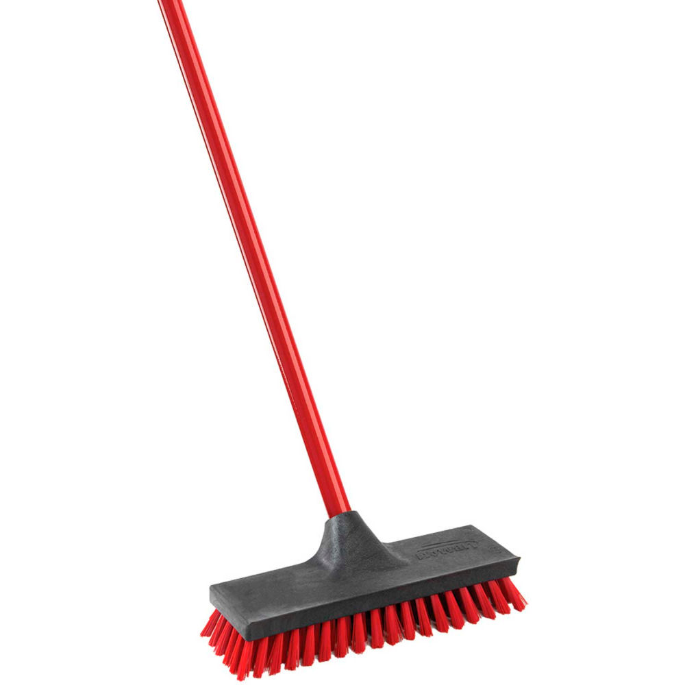 B598702 10.5 x 3.5 in. Floor Scrubber, Red - Case of 6