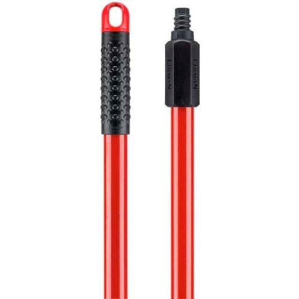 3176700 60 in. Nylon Thread 601 Steel Handle, Red - Case of 6