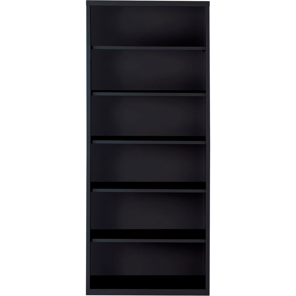 B2248439 Hirsh 6 Shelf Bookcase - 34.5 x 13 x 82 in., Black
