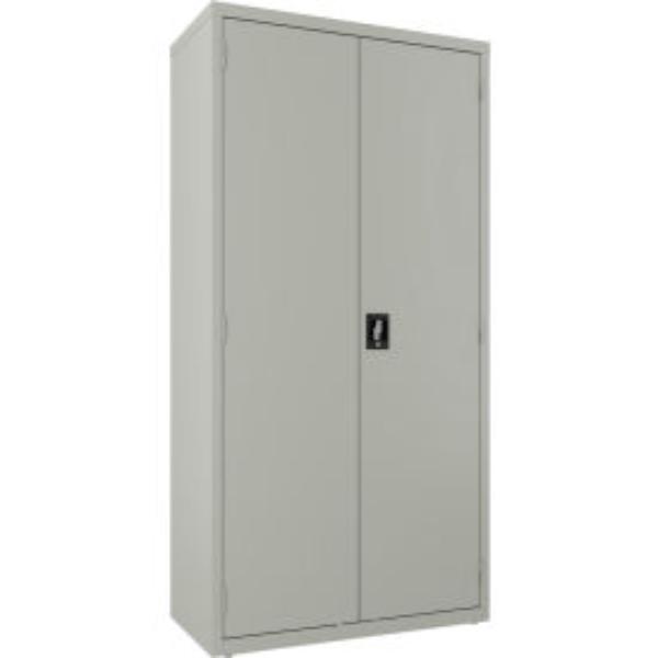 B2372959 Janitorial Cabinet 18 x 36 x 72 in. Assembled, Light Gray